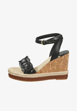 GANT IVALICE - Wedge sandals - tan
