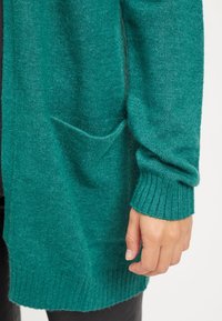 VILA VIRIL OPEN  - Strickjacke - petrol