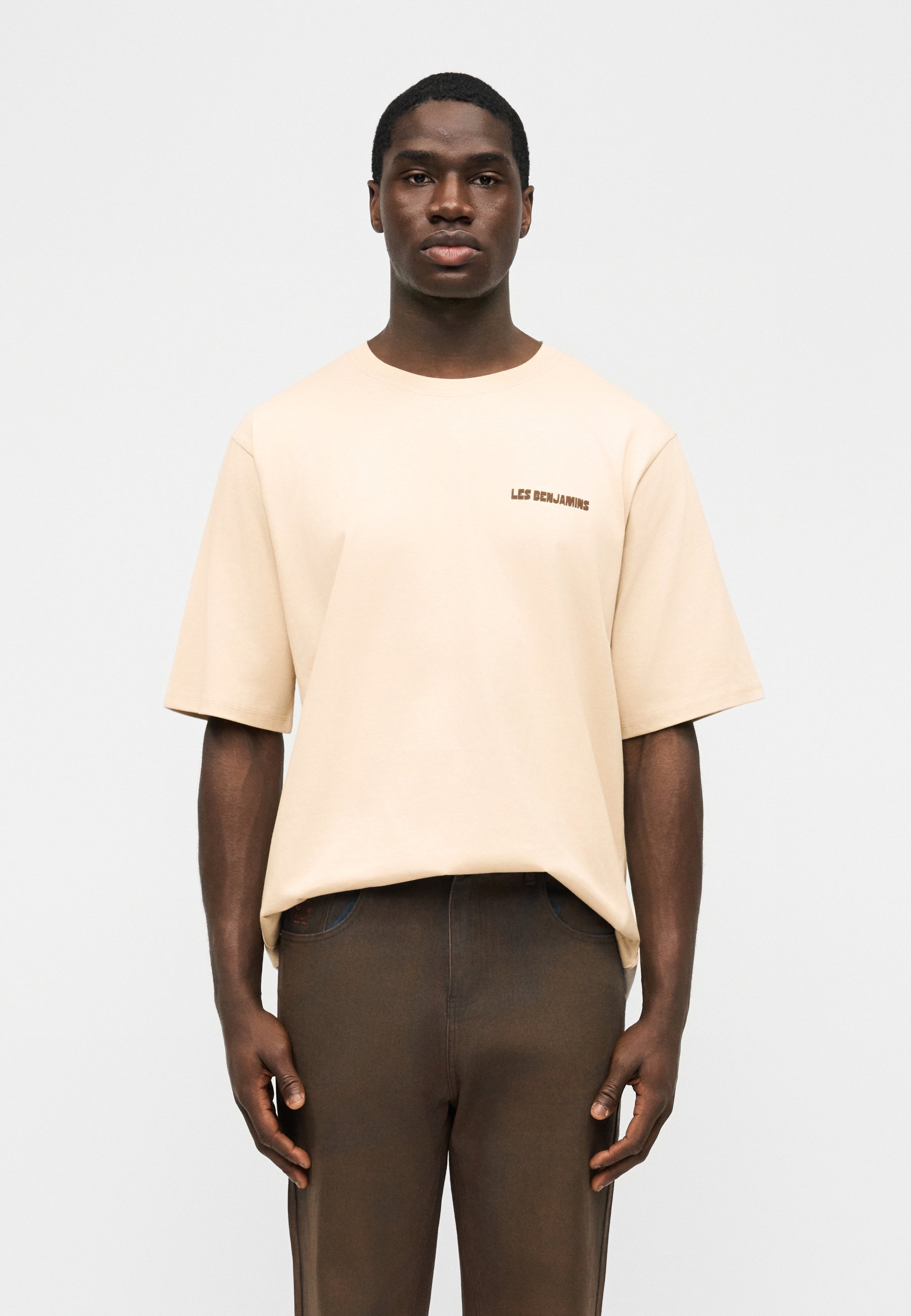 MM6 Maison Margiela T-shirt estampada - off white/branco sujo