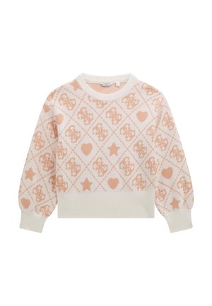 LOGO - Strickpullover - mehrfarbig beige