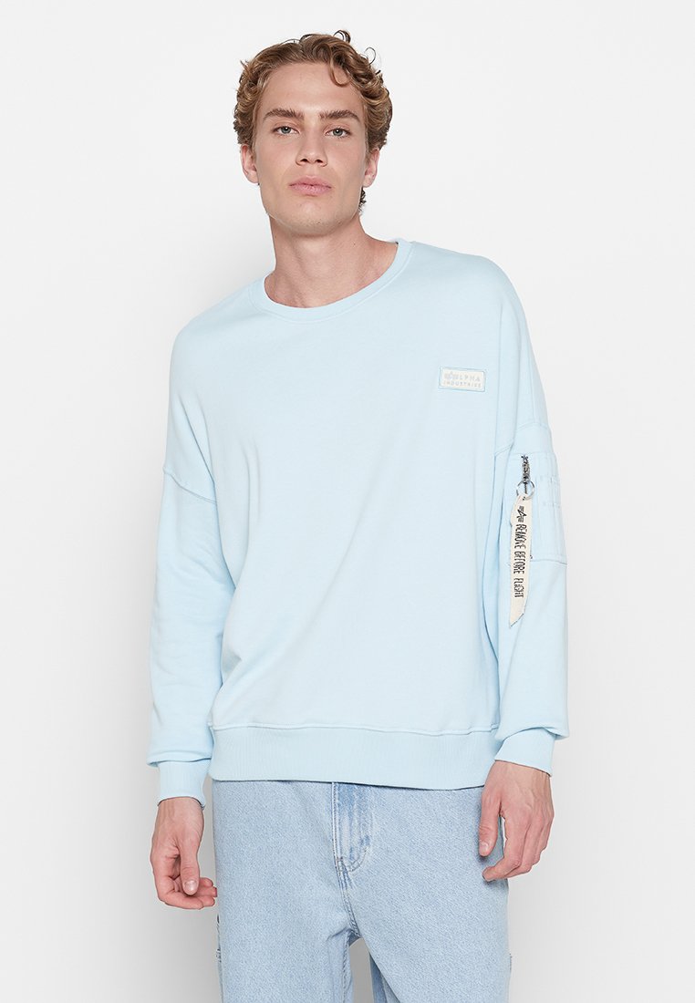 Alpha Industries Felpa - organic sky blue