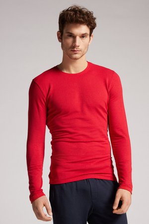 THERMO - Langærmet T-shirt - rot red