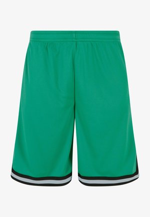 STRIPES  - Shorts - ferngreen black white