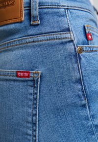 Big Star KATRINA HIGH WAIST - Traperice uskog kroja - blau