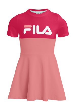 APPAREL BLOCKED - Jersey dress - peach blossom azalea