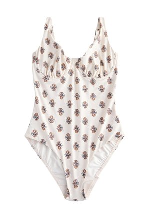 TUMMY CONTROL STANDARD - Badedragt - cream woodblock