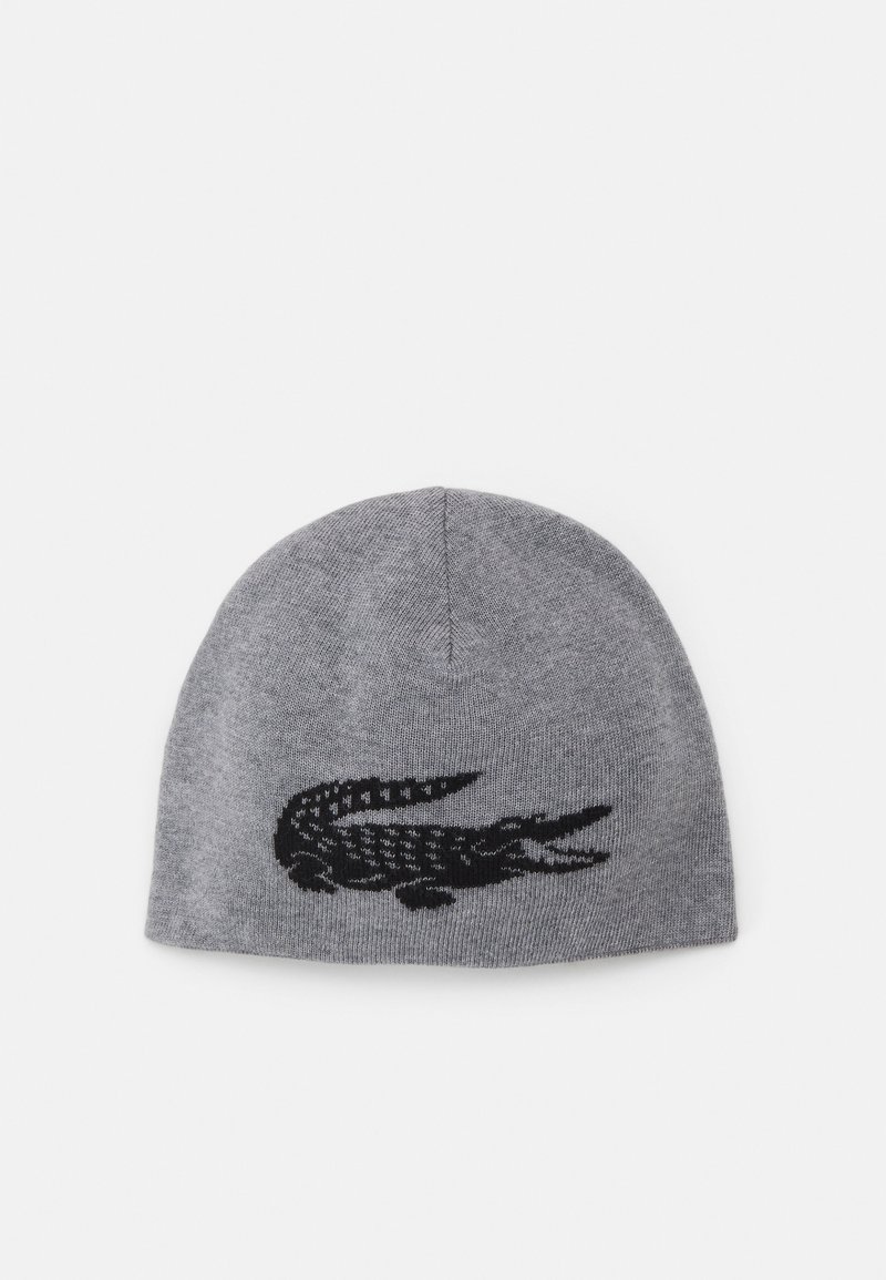 Lacoste UNISEX - Megzta kepurė - heather agate/black