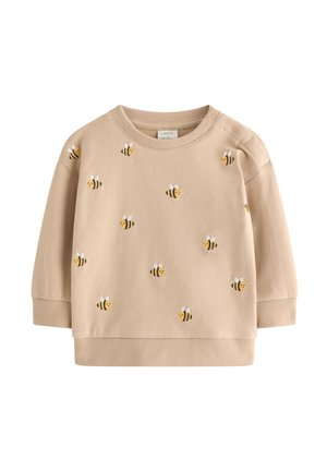 EMB BUMBLEBEE - Sweatshirt - beige