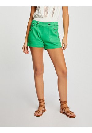 WITH BUTTONS - Shorts - green