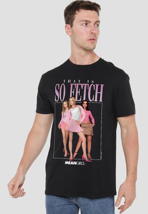 MEAN GIRLS SO FETCH 90S - Print T-shirt - black