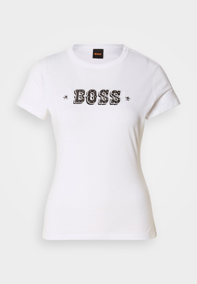 Boss T-shirt print wit