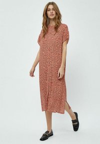 Desires BIA SHORT SLEEVE - Maxi šaty - p melon peach print