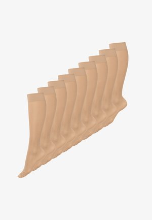 9-PACK VITASTÜTZ - Calcetines hasta la rodilla - mandel
