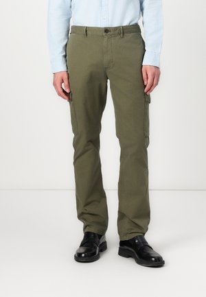 DENTON - Cargo trousers - dark greenery