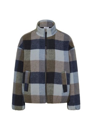 Cecil, BLOUSON MIT STEHKRAGEN UND KAROMUSTER - Leichte Jacke - urban dark blue