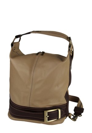 DrachenLeder SCHULTER  - Cross body bag - braun taupe