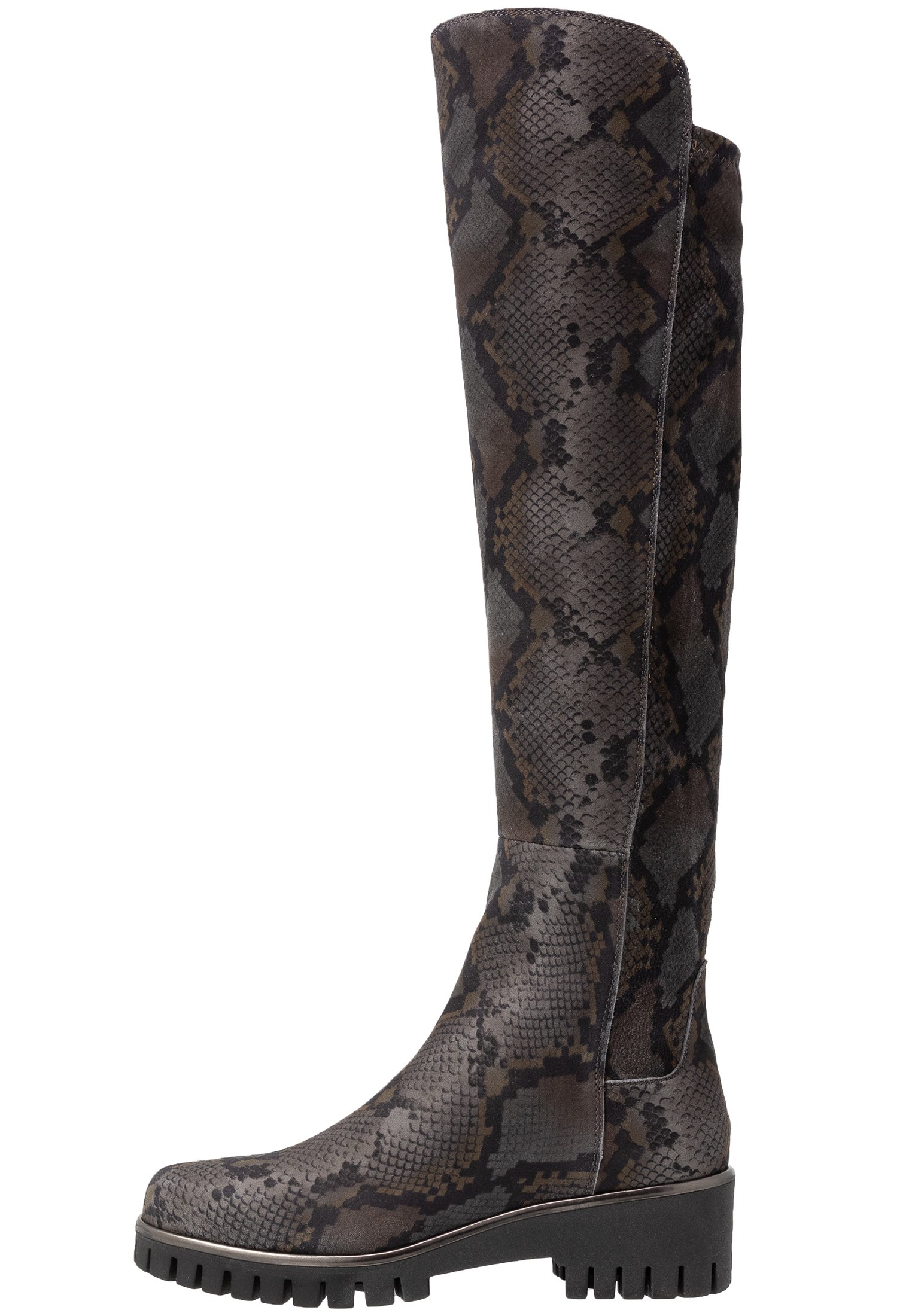 Donna Carolina Overknee laarzen fatal anthracite Zalando.nl Donna Carolina Laarzen nero Zalando.nl