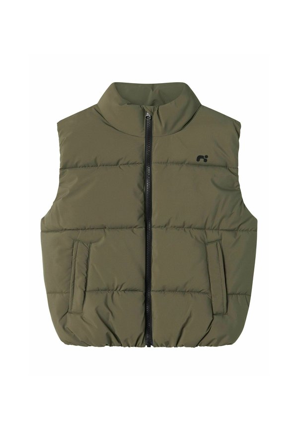 NKMMAKET - Weste - dusty olive