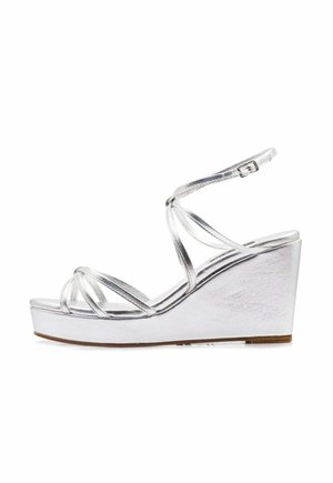 Sandalias de tacón - metallic silver