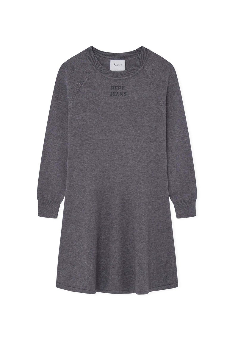 Pepe Jeans Gebreide jurk donkergrijs