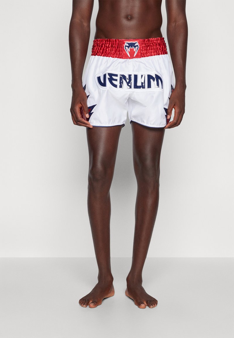 Venum INFERNO 2.0 MUAY THAI SHORTS - Sportiniai šortai - snow white/red