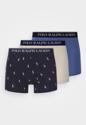TRUNK 3 PACK - Boxers - navy/stone grey/ blue