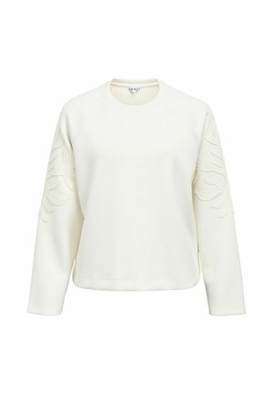 Object, SWEATSHIRT FLORAL EMBROIDERED - Sweatshirt - white sand