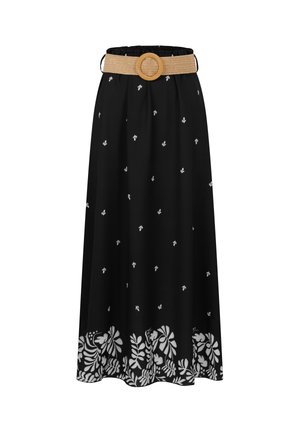 Cloud 5ive, BAROCK SKIRT - Φούστα σε γραμμή Α - black white
