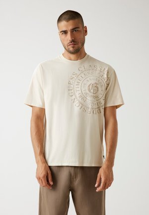 LOGO - Trükipildiga T-särk - creme