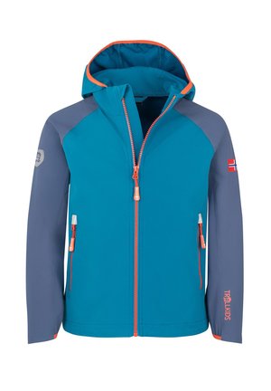 TROLLKIDS, KIDS KVALVIKA JACKET UNISEX - Windbreaker - summernight blue/mystic blue