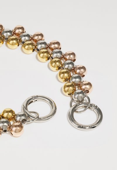 Lorette Colé Duprat TRINITY NECKLACE UNISEX - Náhrdelník - pink gold-coloured/palladium-coloured/yellow gold-coloured