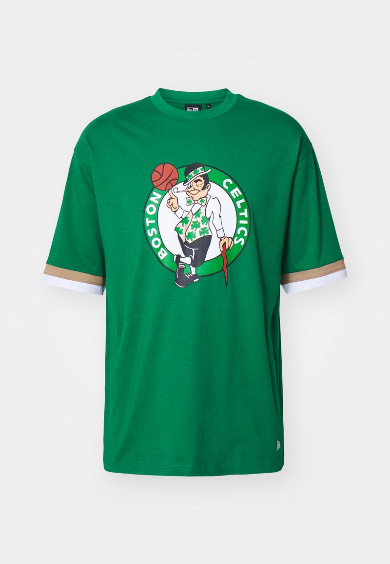 New Era NBA BOSTON CELTICS PANEL OVERSIZED TEE - Print T-shirt - green ...