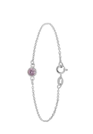 GEBOORTESTEEN - Armband - october pink