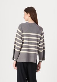 Noisy May NMFIFI O-NECK - Svetr - charcoal gray
