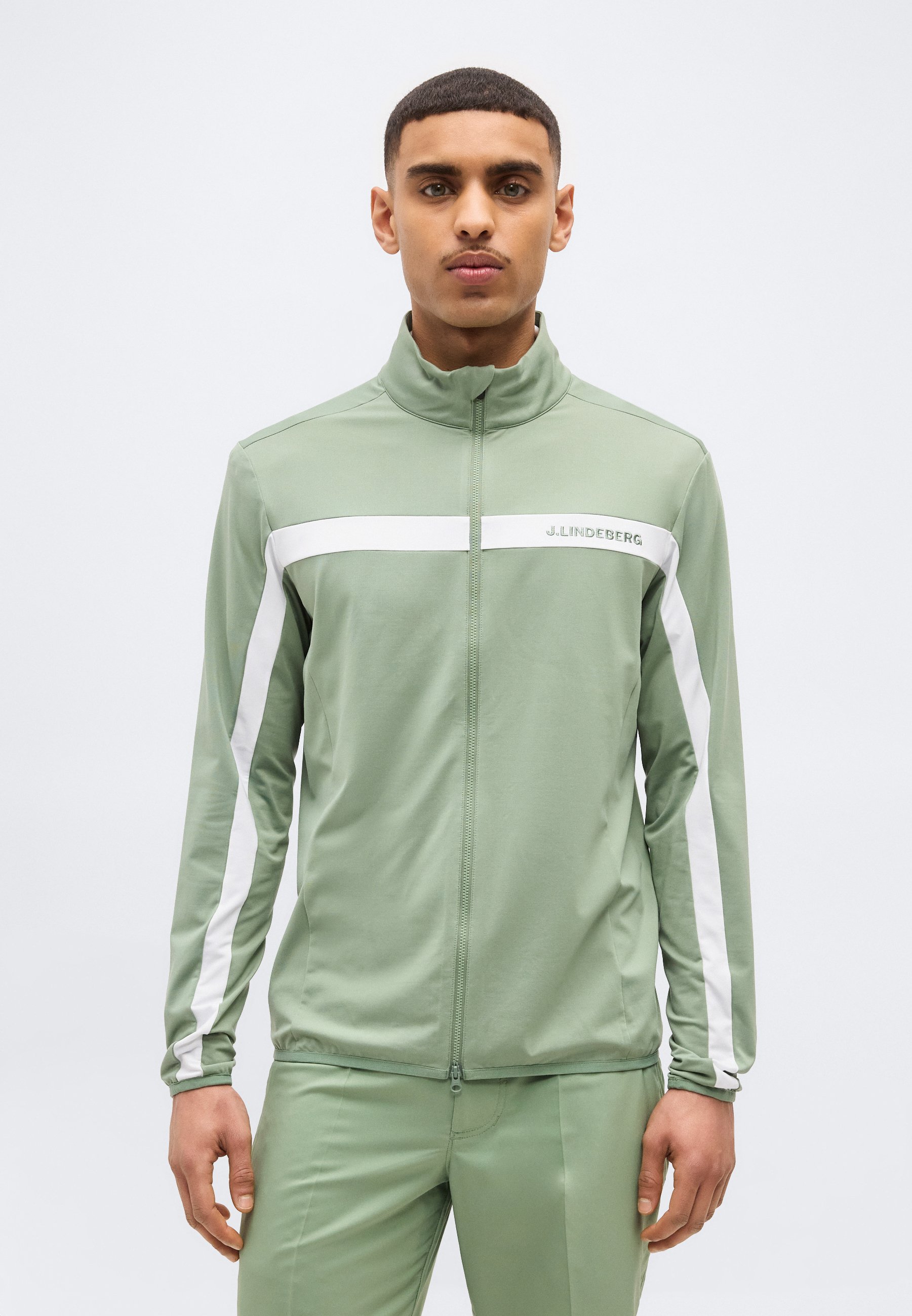 J.LINDEBERG Sports JARVIS MID LAYER - Training jacket - hedge