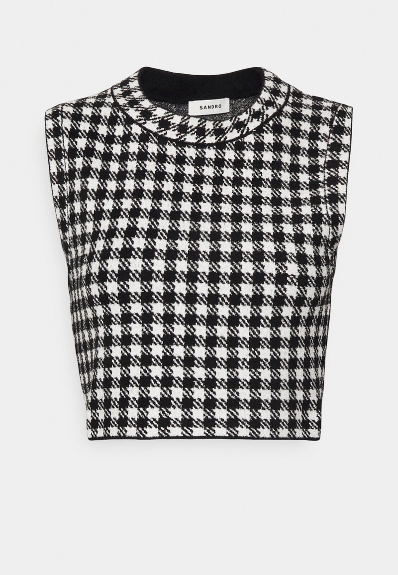 sandro Top gemêleerd zwart sandro Top gemêleerd zwart