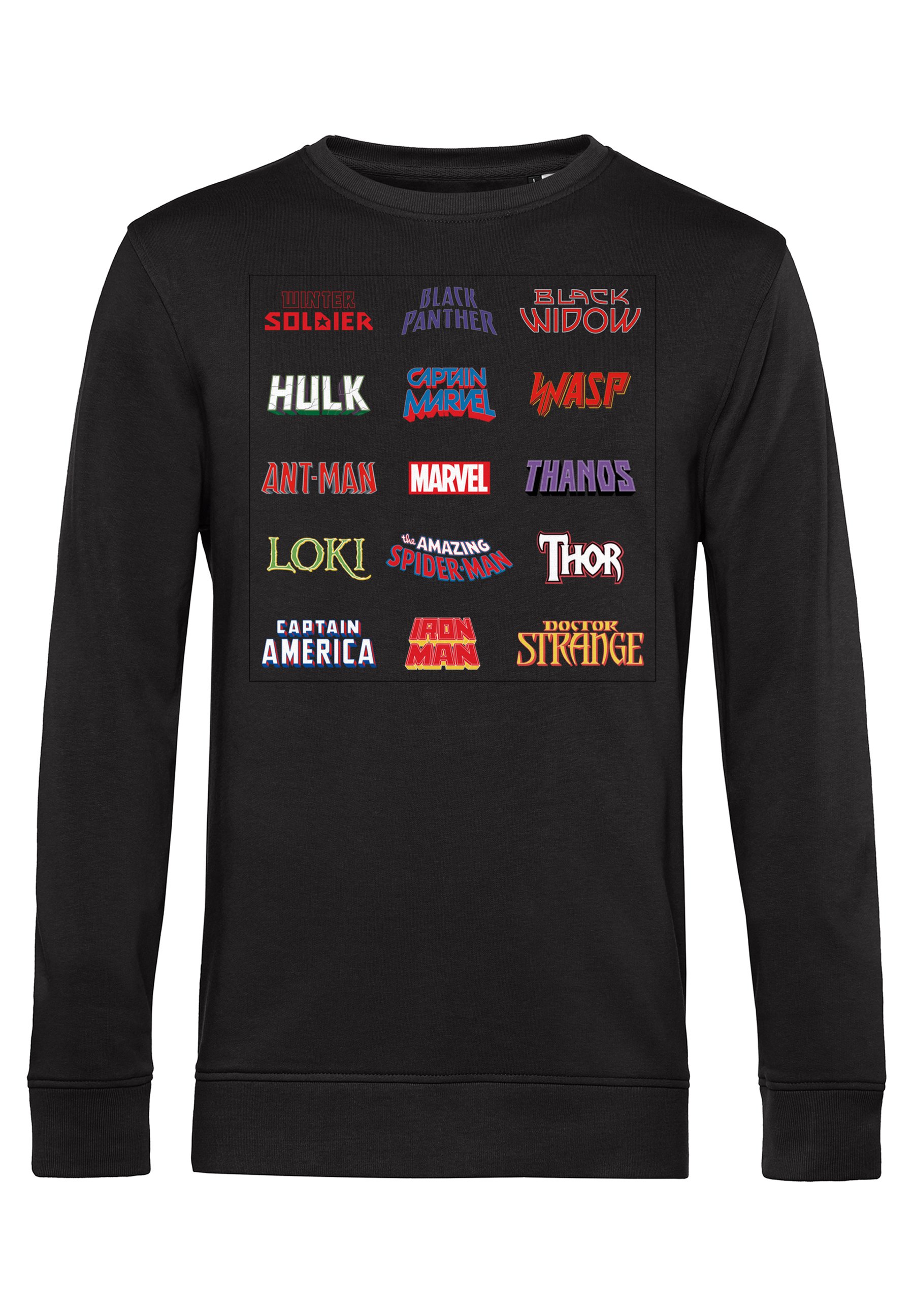 Marvel MARVEL ENGLISH Felpa black/nero