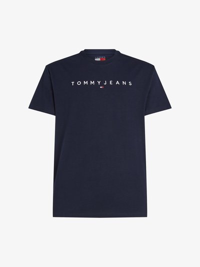 LINEAR LOGO EMBROIDERY T-SHIRT - T-shirt basique - dark night navy