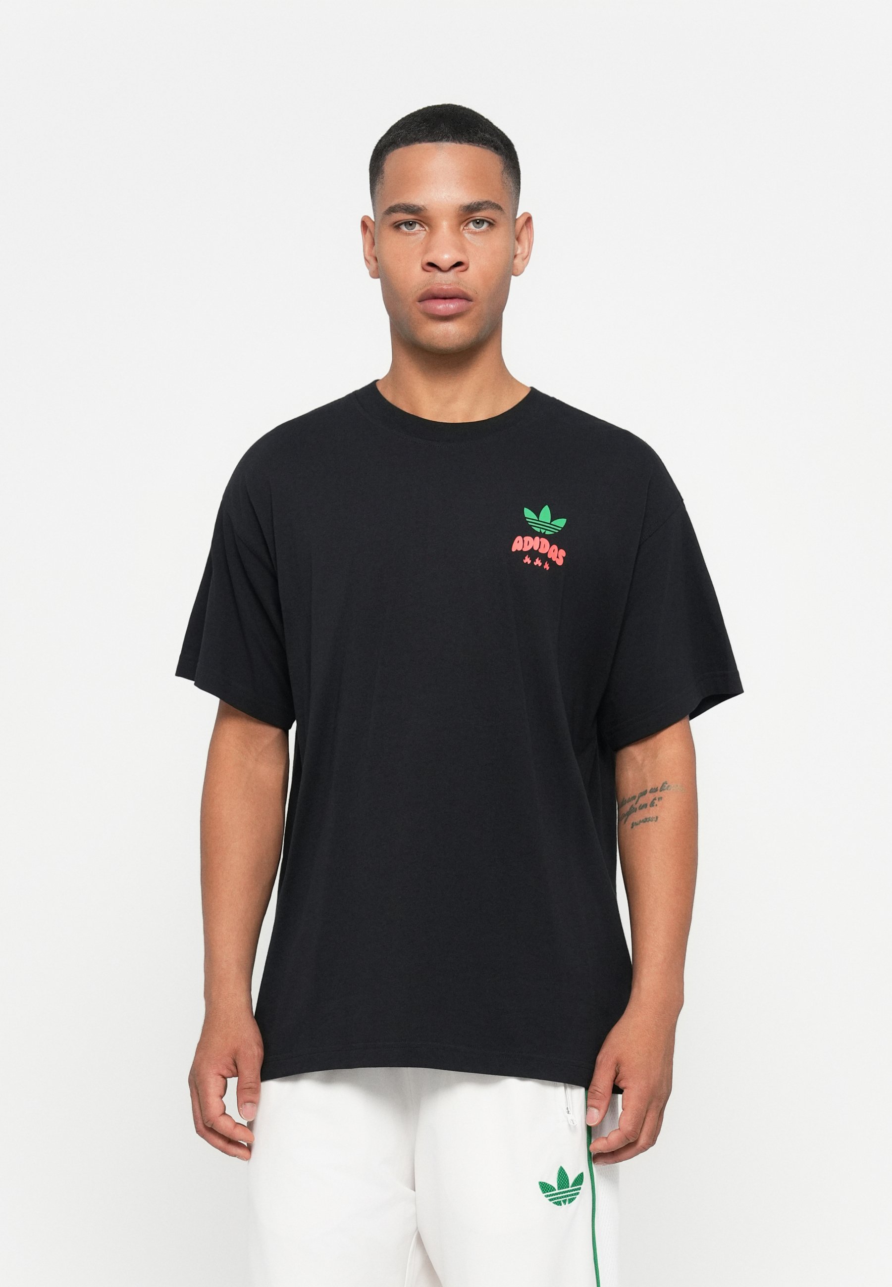 adidas Originals JALAPENO GFX UNISEX - Print T-shirt - black adidas Originals JALAPENO GFX UNISEX - Print T-shirt - black