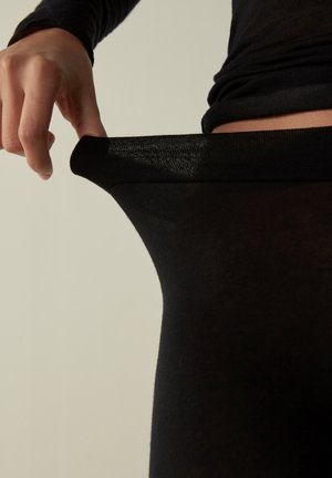 Leggings - Trousers - schwarz black