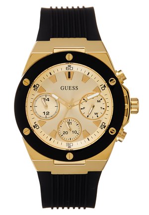 Guess LADIES SPORT - Hodinky - black/gold-coloured