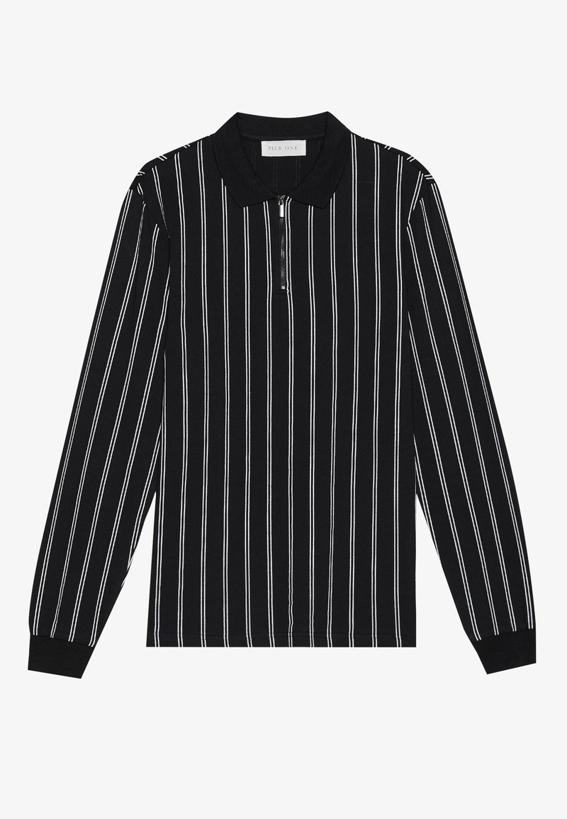 Pier One Poloshirt zwart Pier One Poloshirt zwart