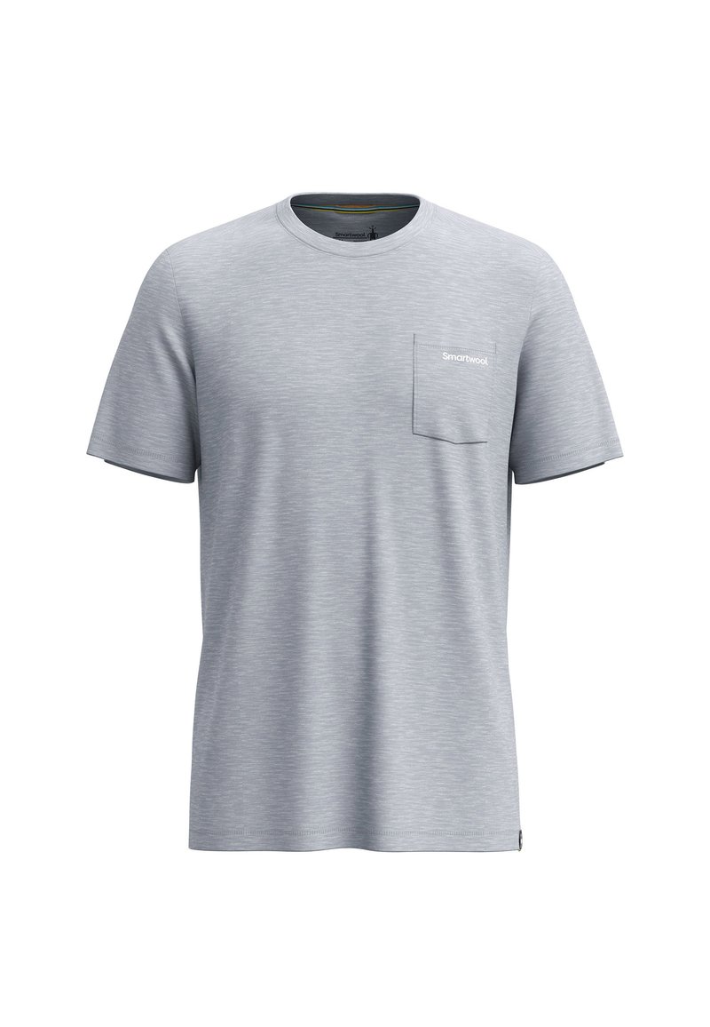 SmartWool T-shirt print lichtgrijs
