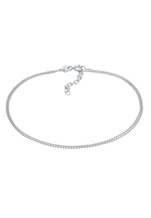 BASIC GEO DOUBLE CHAIN - Bracelets de cheville - silberfarben