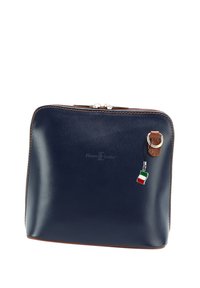 DrachenLeder Cross body bag - blau braun