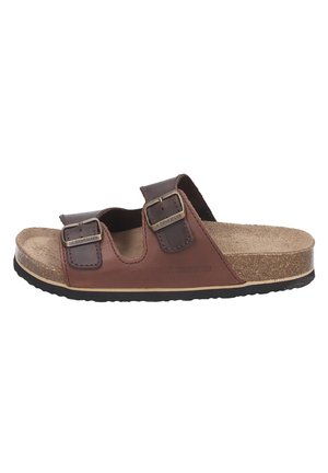 Mules - mokka/kastanie