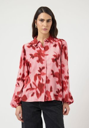 YASASINA NOOS - Košilová halenka  - moonlite mauve aop cammy