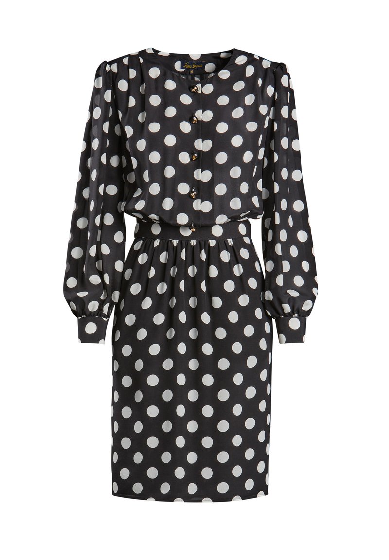 Luisa Spagnoli PARENTESI Day dress fon nero pois panna/black
