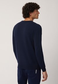 Harmont & Blaine GIROCOLLO CON LOGO - Maglione - blu scuro