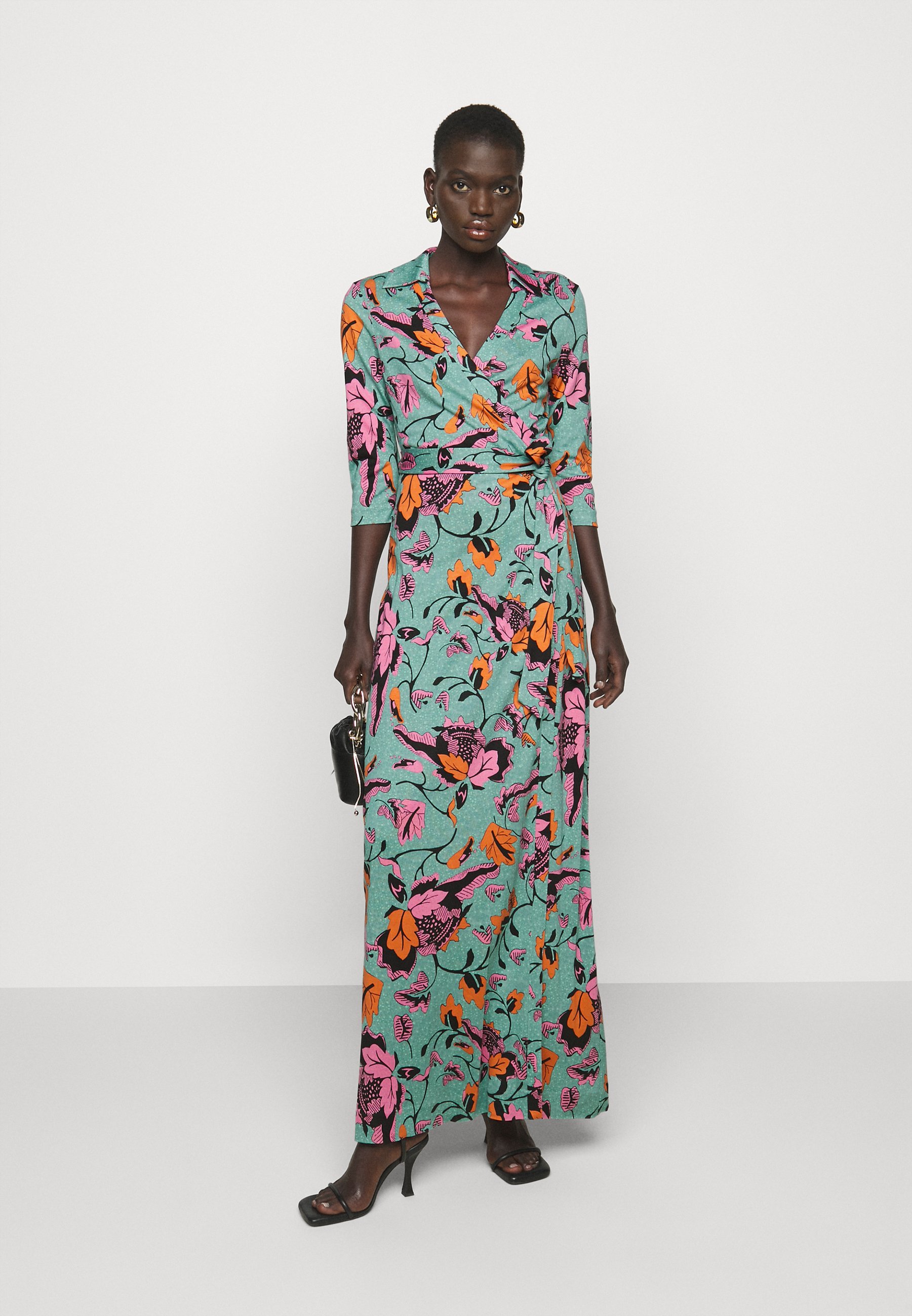 Diane von Furstenberg ABIGAIL - Vestito lungo - medium green/verde chiaro -  Zalando.it